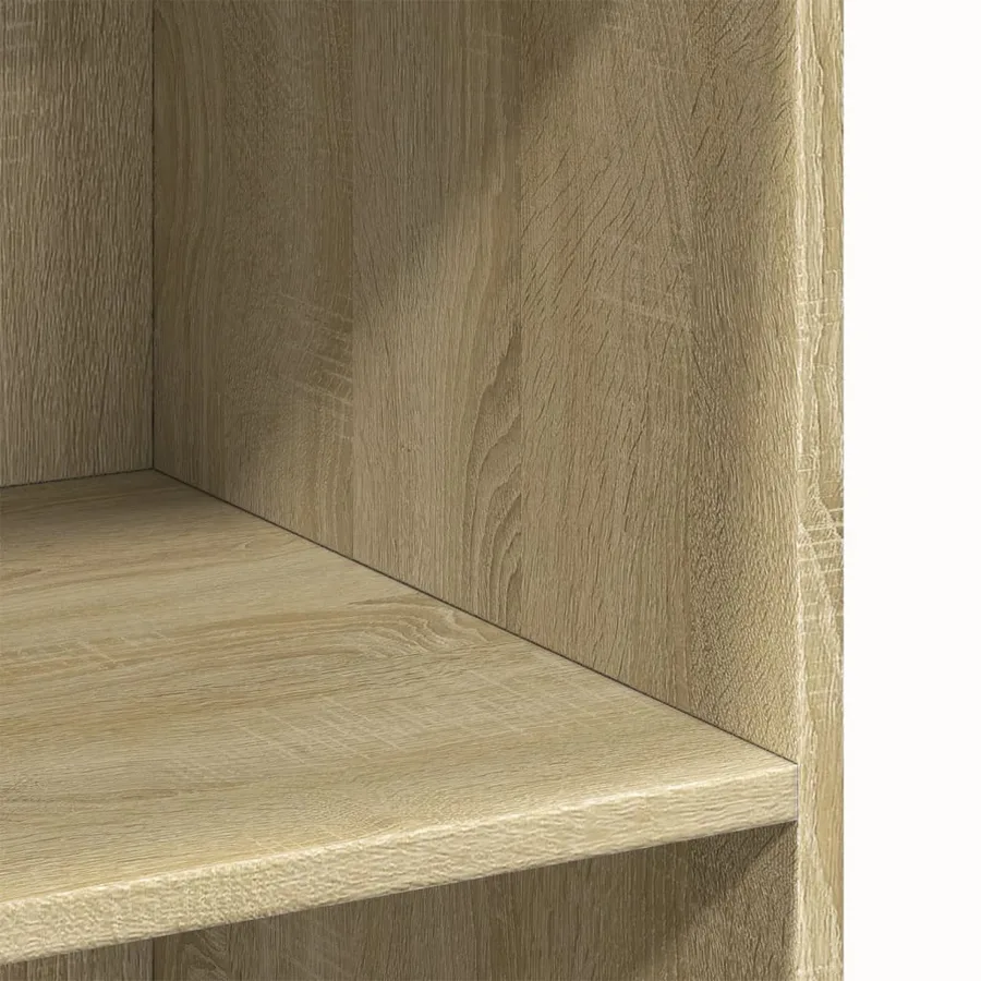 Buffet chêne sonoma 70x41x93 cm bois d'ingénierie - 7