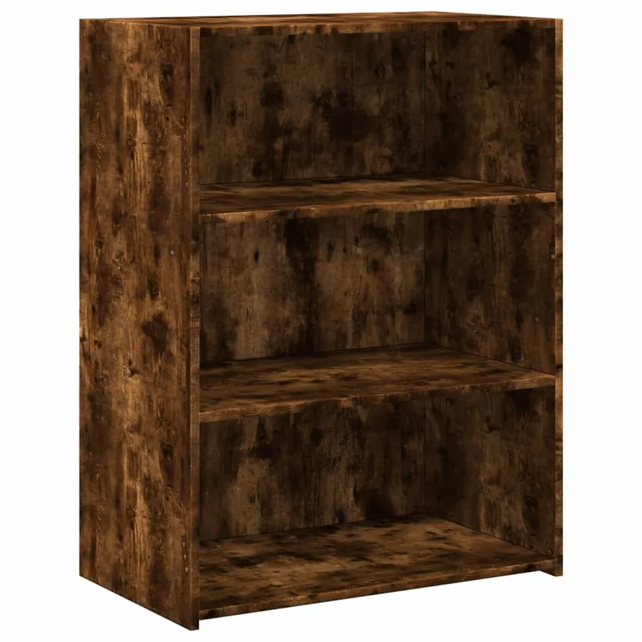 Buffet chêne fumé 70x41x93 cm bois d'ingénierie - 2