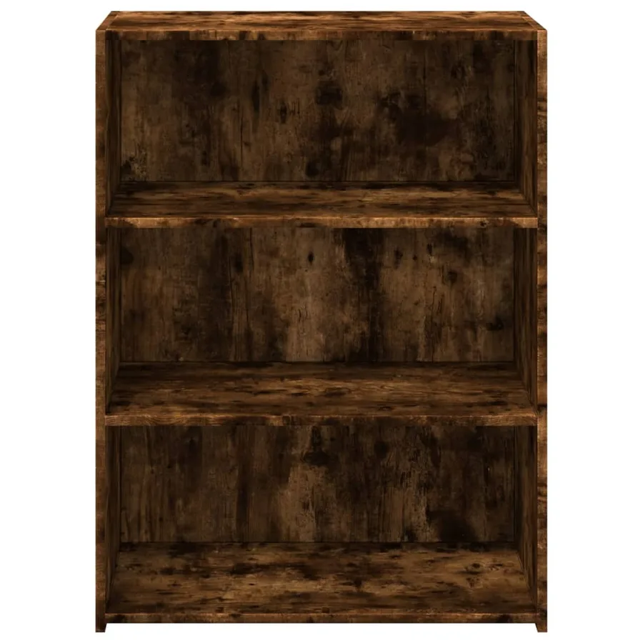Buffet chêne fumé 70x41x93 cm bois d'ingénierie - 4