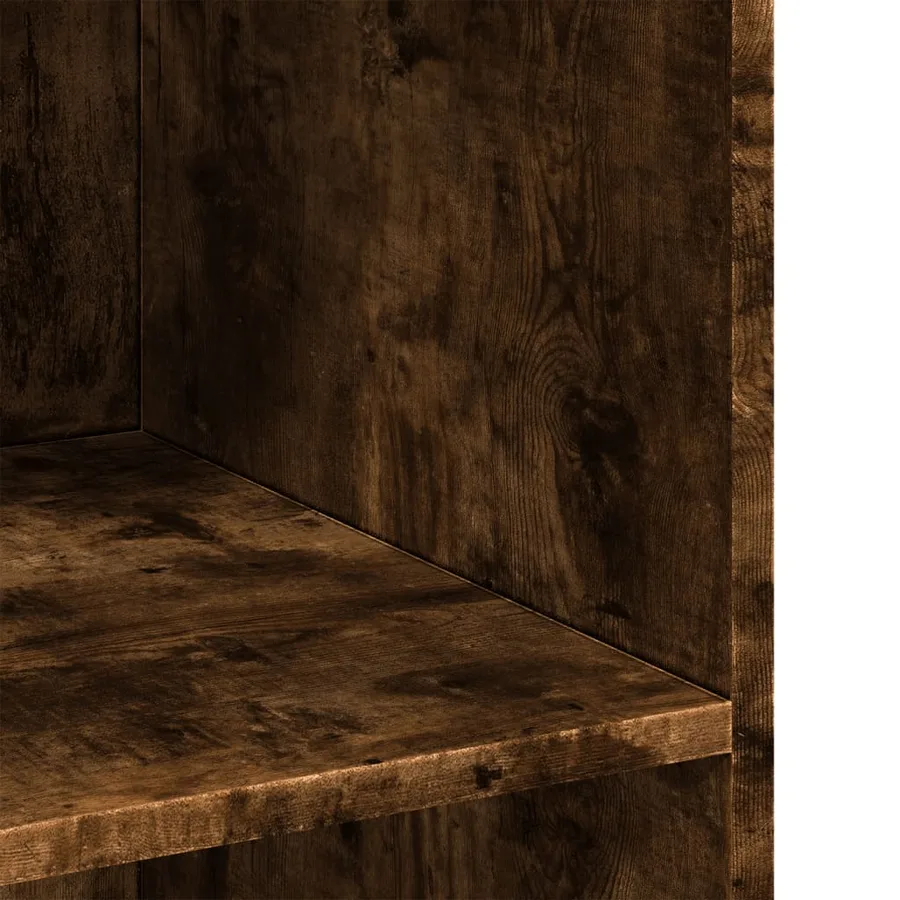 Buffet chêne fumé 70x41x93 cm bois d'ingénierie - 7