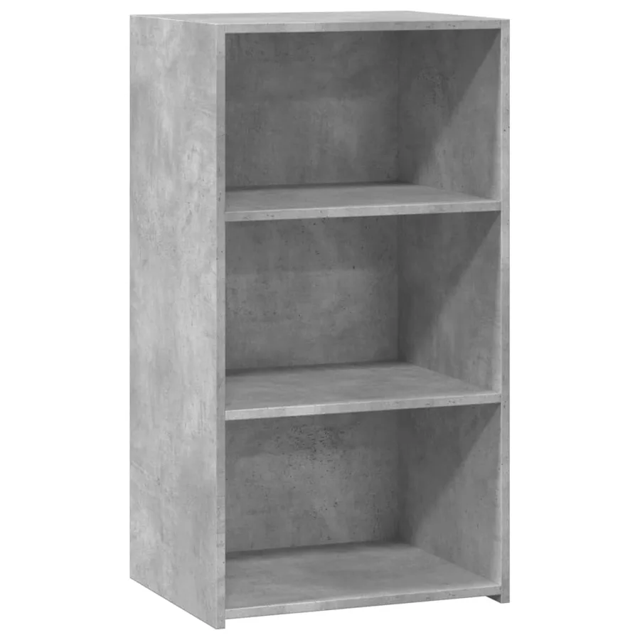 Buffet gris béton 50x41x93 cm bois d'ingénierie - 2