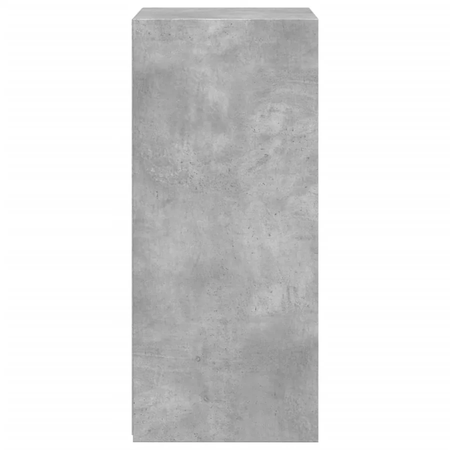 Buffet gris béton 50x41x93 cm bois d'ingénierie - 5