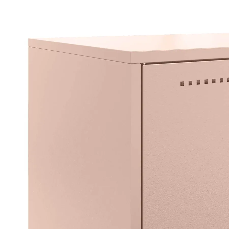 Buffet haut rose 68,5x38,5x107 cm acier - 10