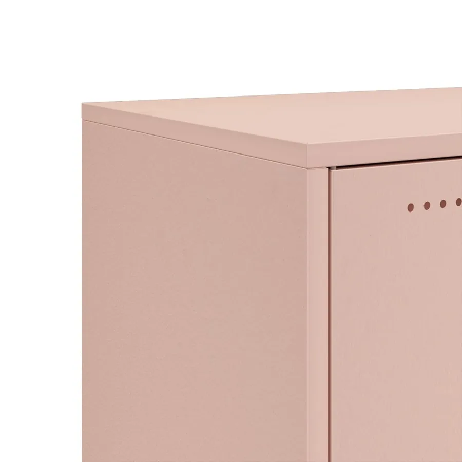 Buffet rose 100,5x39x72 cm acier - 12