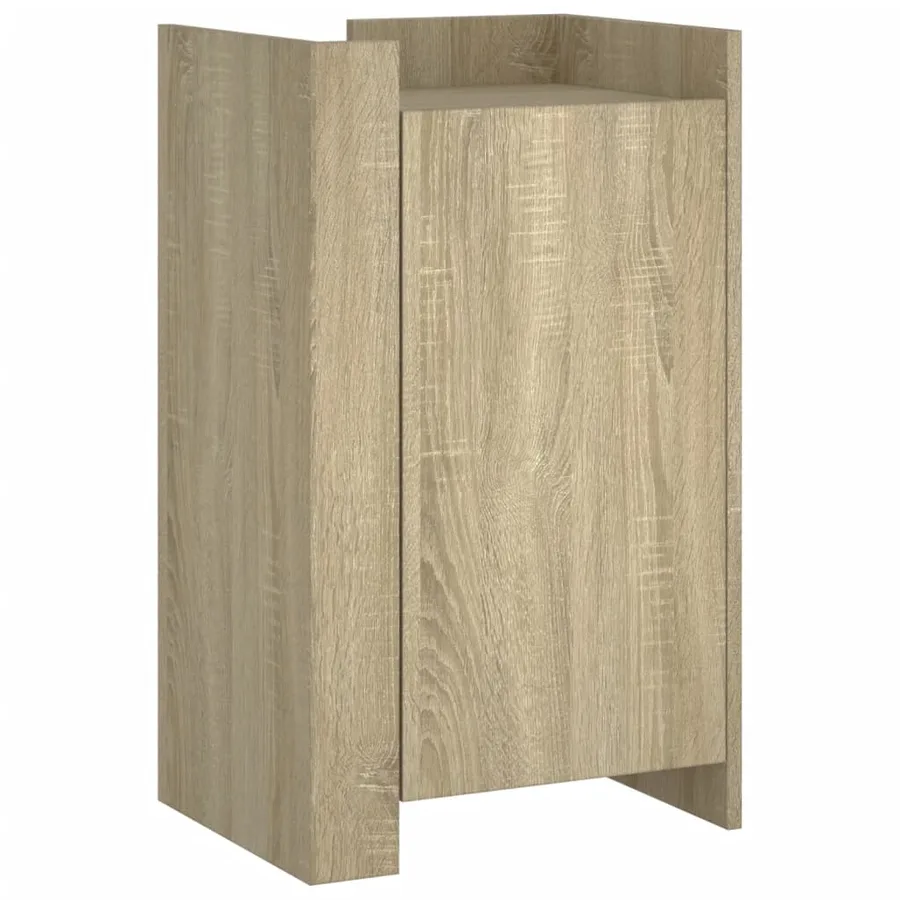Buffet chêne sonoma 45x35x75 cm bois d'ingénierie - 2
