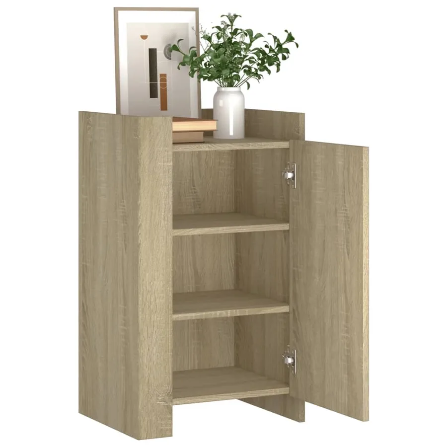 Buffet chêne sonoma 45x35x75 cm bois d'ingénierie - 3