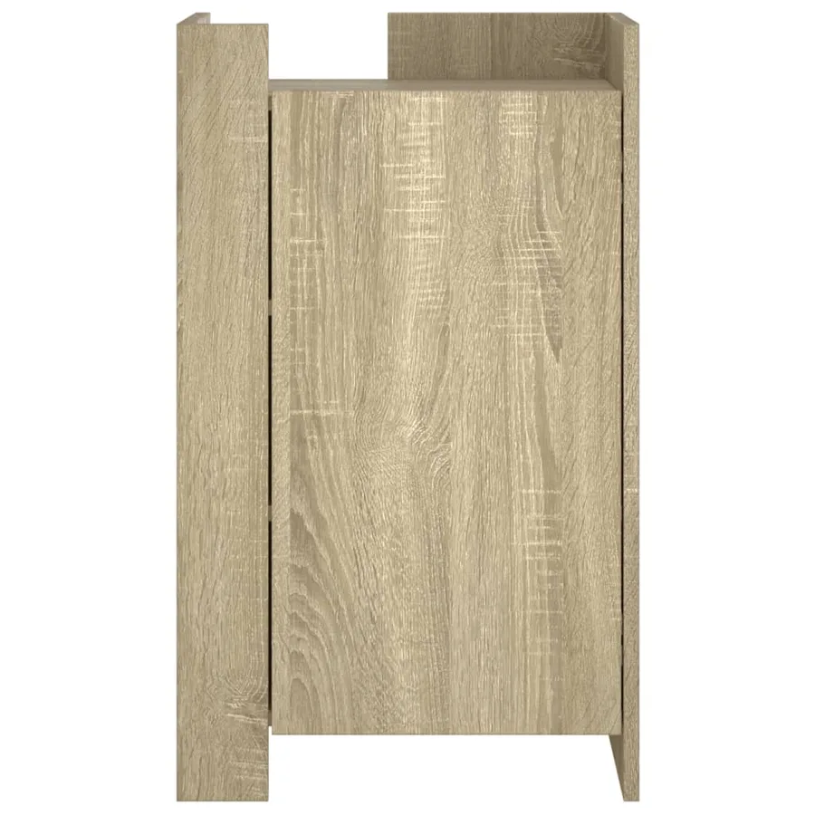 Buffet chêne sonoma 45x35x75 cm bois d'ingénierie - 4