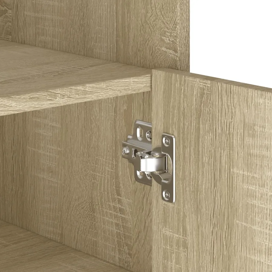 Buffet chêne sonoma 45x35x75 cm bois d'ingénierie - 9