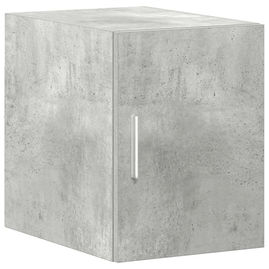 Armoire de rangement mince gris béton 30x42,5x225 cm - 5