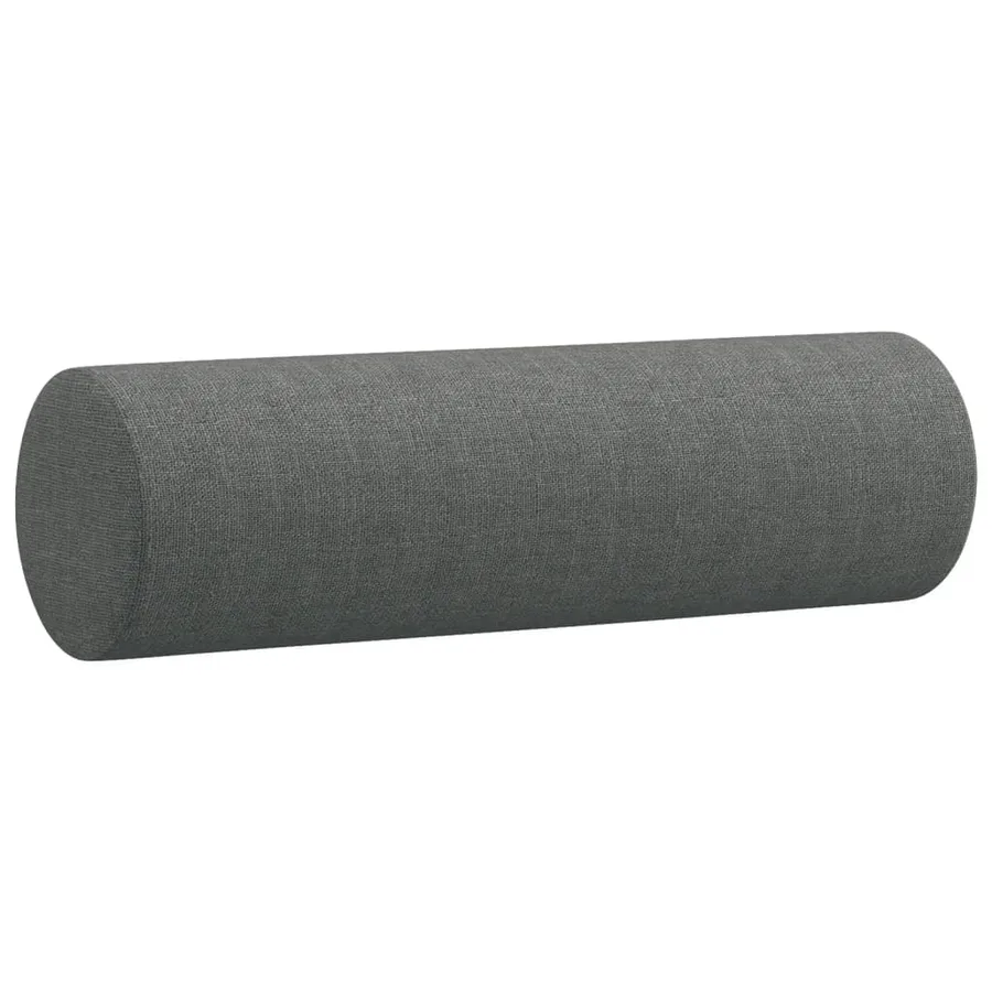 Ensemble de canapés 3 pcs coussins gris foncé tissu - 8