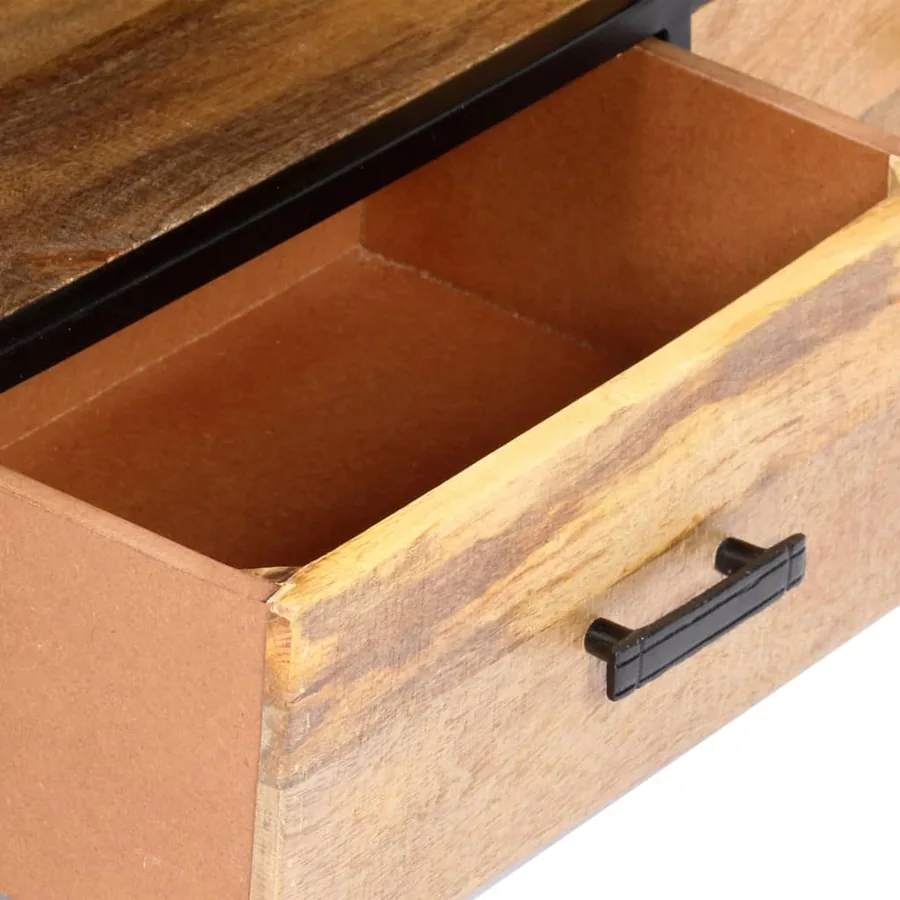Meuble TV 120x30x45 cm Bois solide de manguier - 5