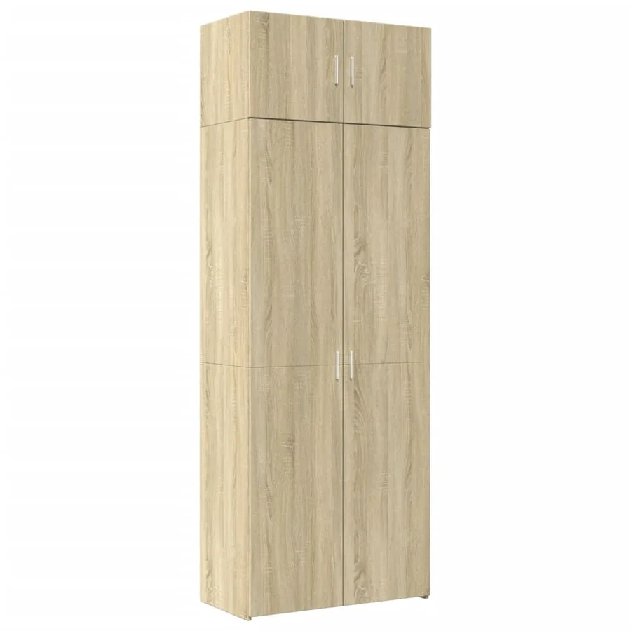 Armoire de rangement chêne sonoma 80x42,5x225 cm - 2