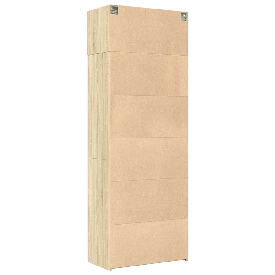 Armoire de rangement chêne sonoma 80x42,5x225 cm - 8
