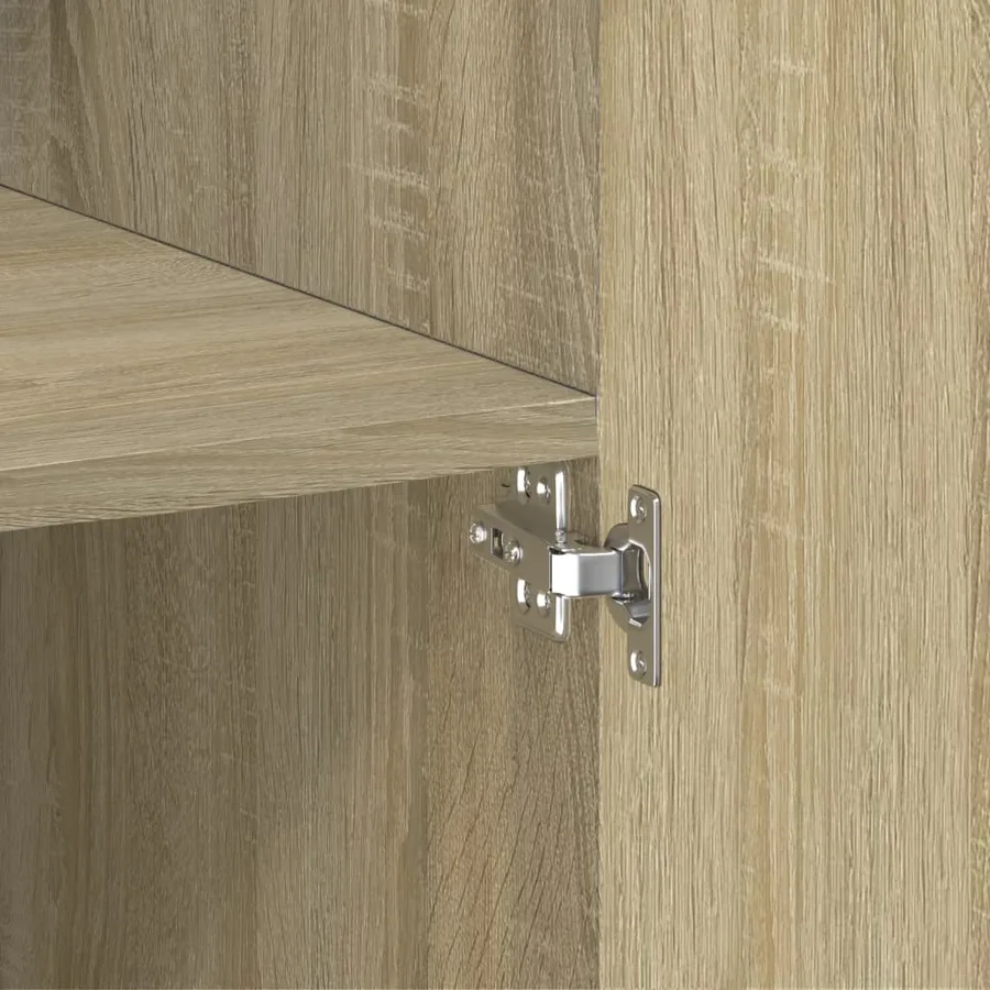 Armoire de rangement chêne sonoma 80x42,5x225 cm - 9