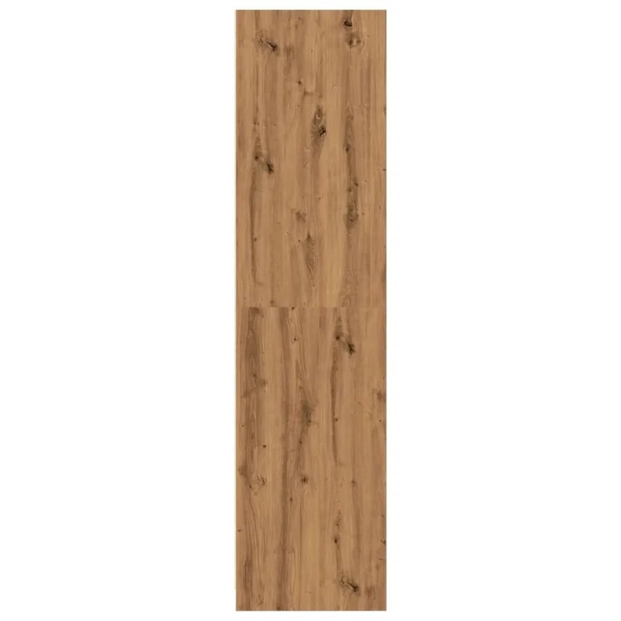 Garde-robe chêne artisanal 100x50x200 cm bois d'ingénierie - 5