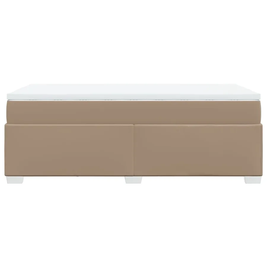 Sommier à lattes de lit avec matelas Cappuccino 90x200 cm - 8