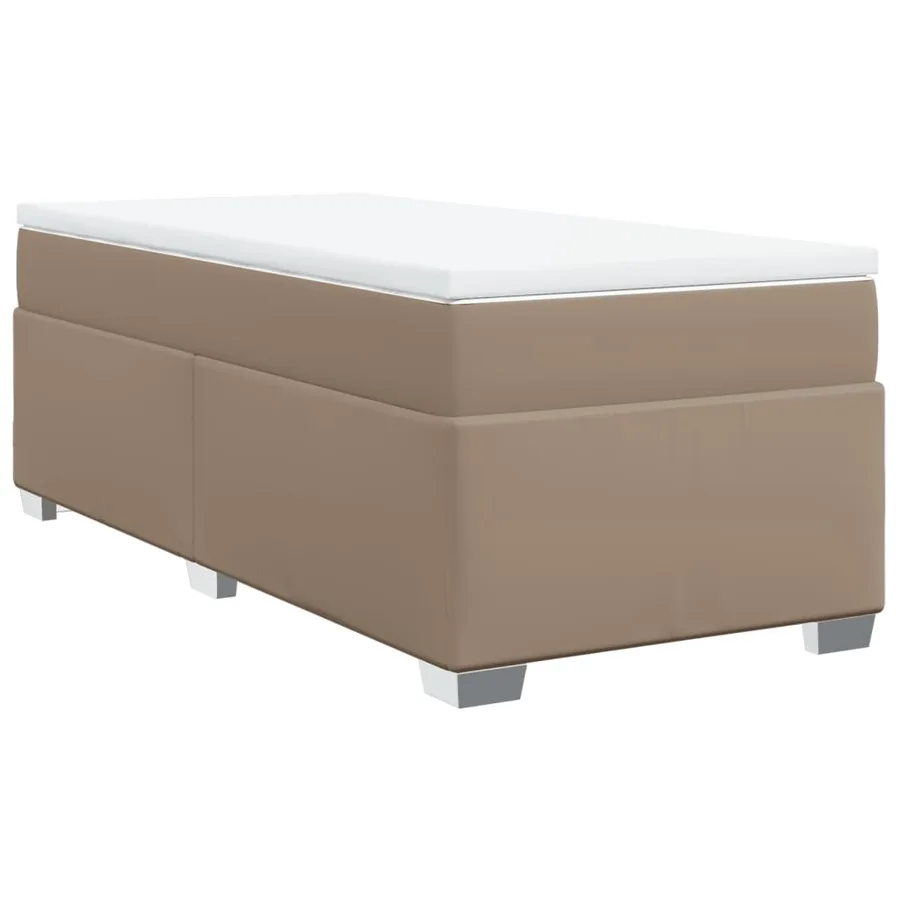 Sommier à lattes de lit avec matelas Cappuccino 90x200 cm - 9
