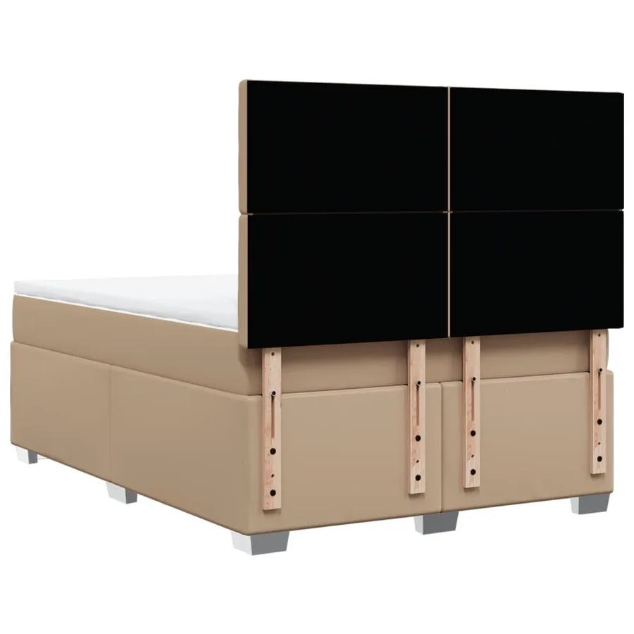 Sommier à lattes de lit avec matelas Cappuccino 140x190 cm - 10
