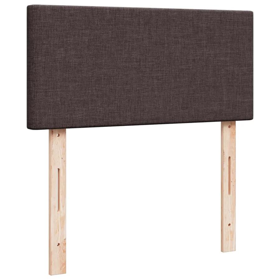 Sommier à lattes de lit avec matelas Marron foncé 80x200 cm - 12