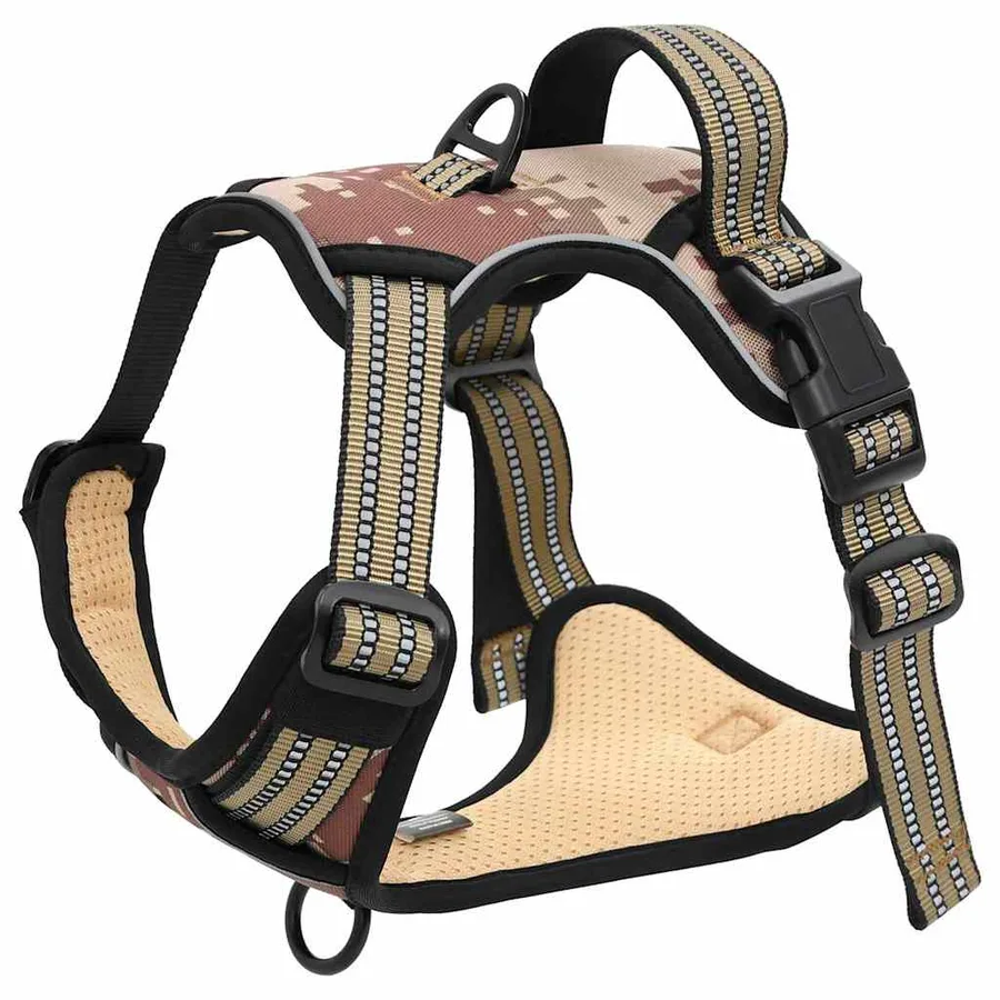 Harnais pour chien avec laisse et collier réglables S - 8