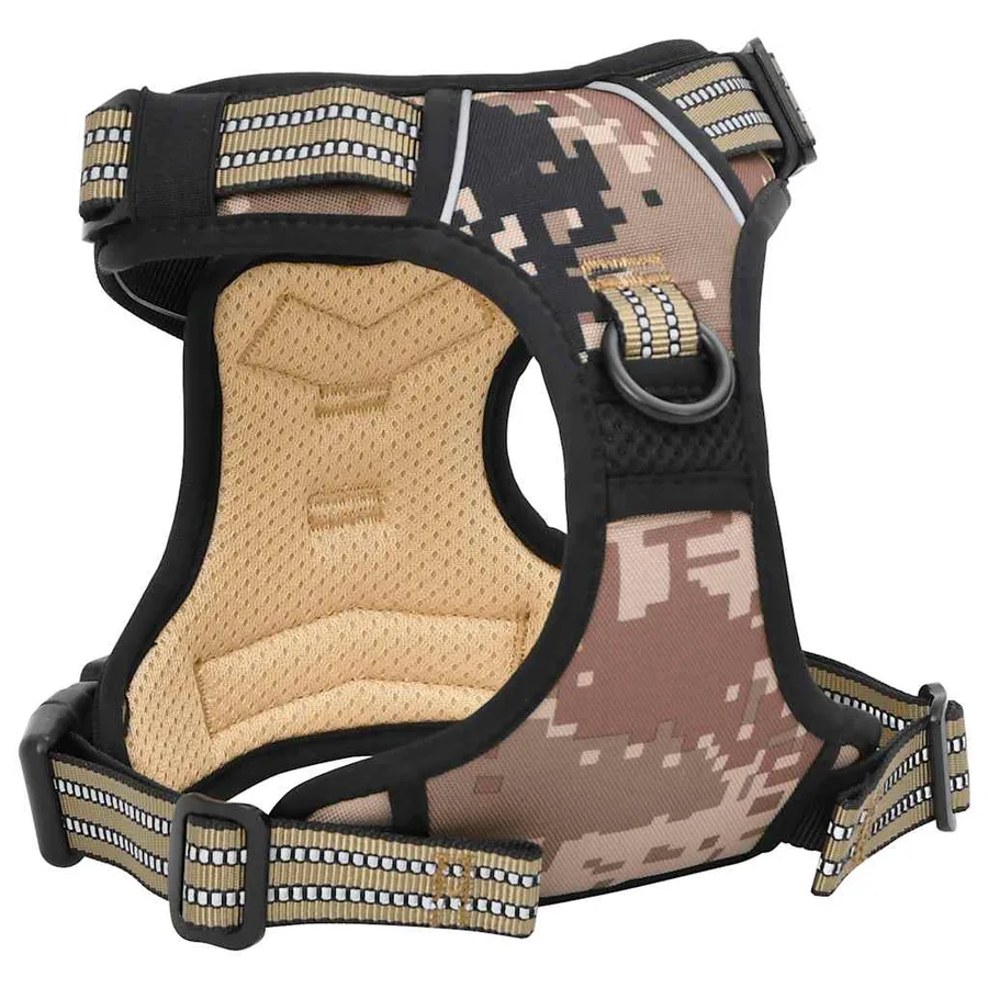 Harnais pour chien avec laisse et collier réglables S - 9
