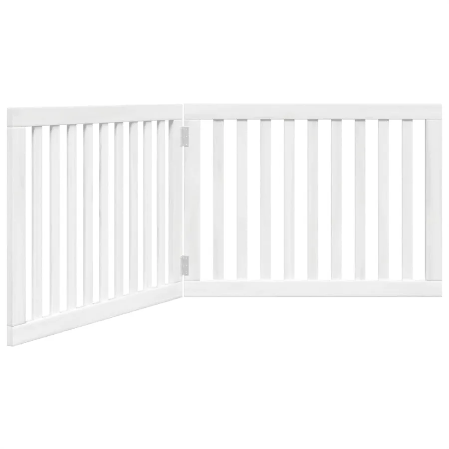Barrière pour chien pliable 2 panneaux 160 cm bois de peuplier - 2