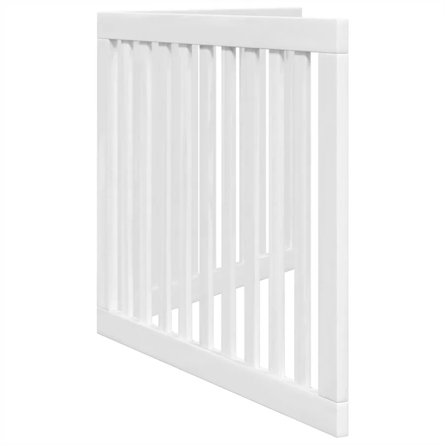 Barrière pour chien pliable 2 panneaux 160 cm bois de peuplier - 5