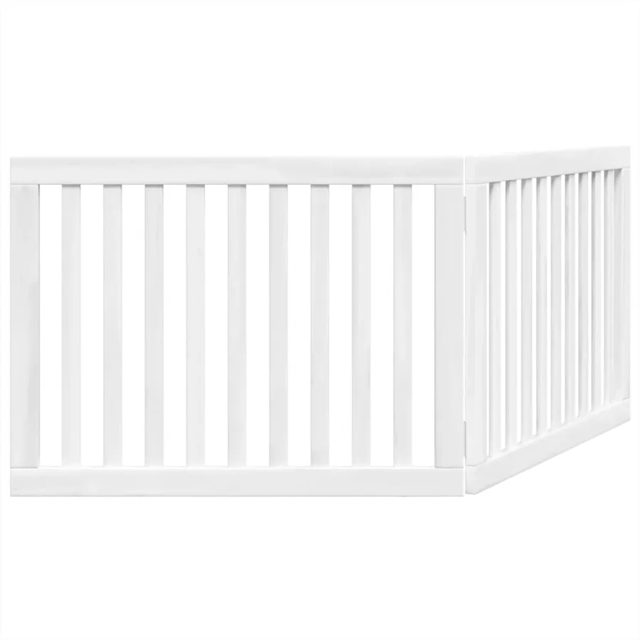 Barrière pour chien pliable 2 panneaux 160 cm bois de peuplier - 6