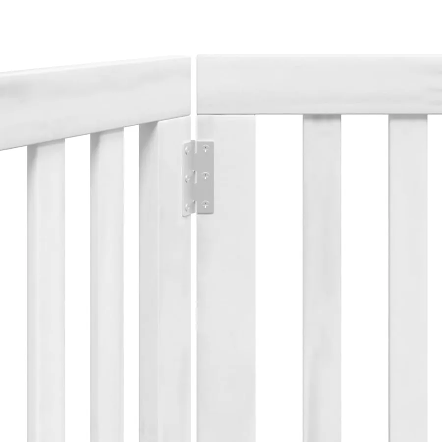 Barrière pour chien pliable 2 panneaux 160 cm bois de peuplier - 8