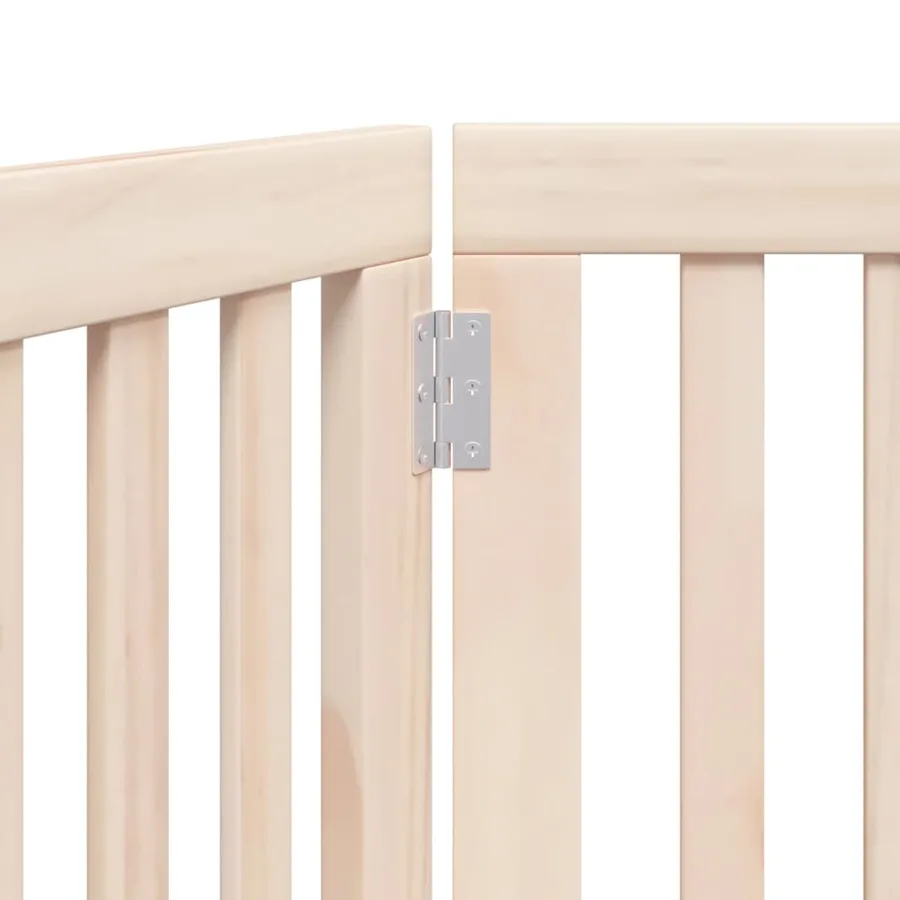Barrière pour chien pliable à 3 panneaux 150 cm Bois de peuplier - 8