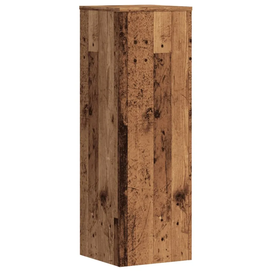 Supports pour plantes 2 pcs vieux bois bois d'ingénierie - 6