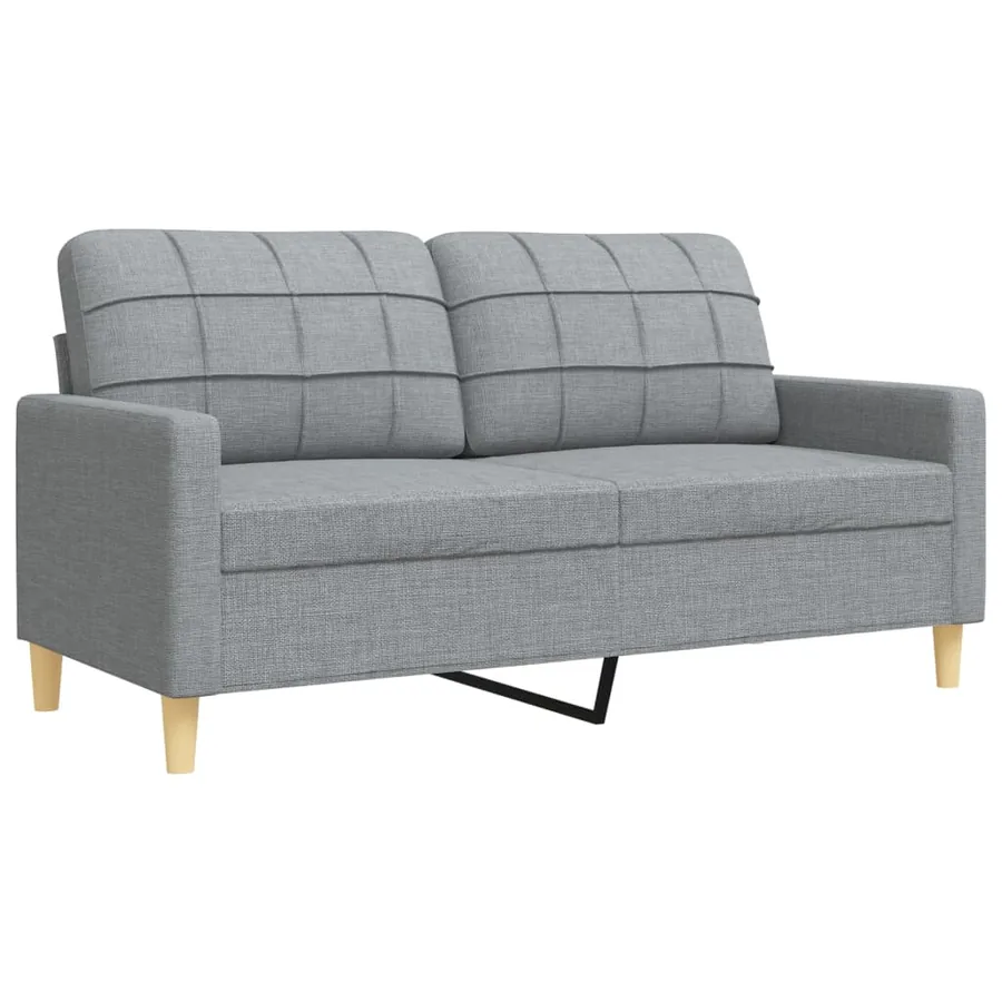 Ensemble de canapés 3 pcs repose-pied et coussins décoratifs - 4