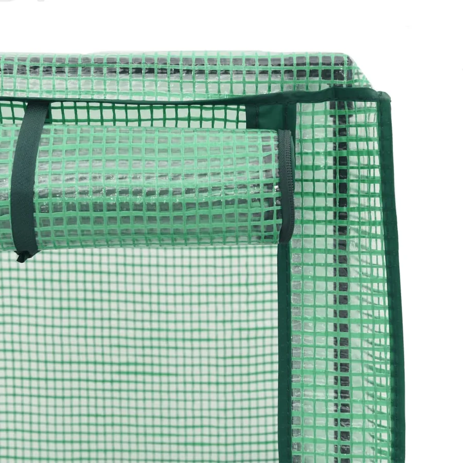 Jardinière surélevée avec housse aspect rotin 80x40x140 cm - 8