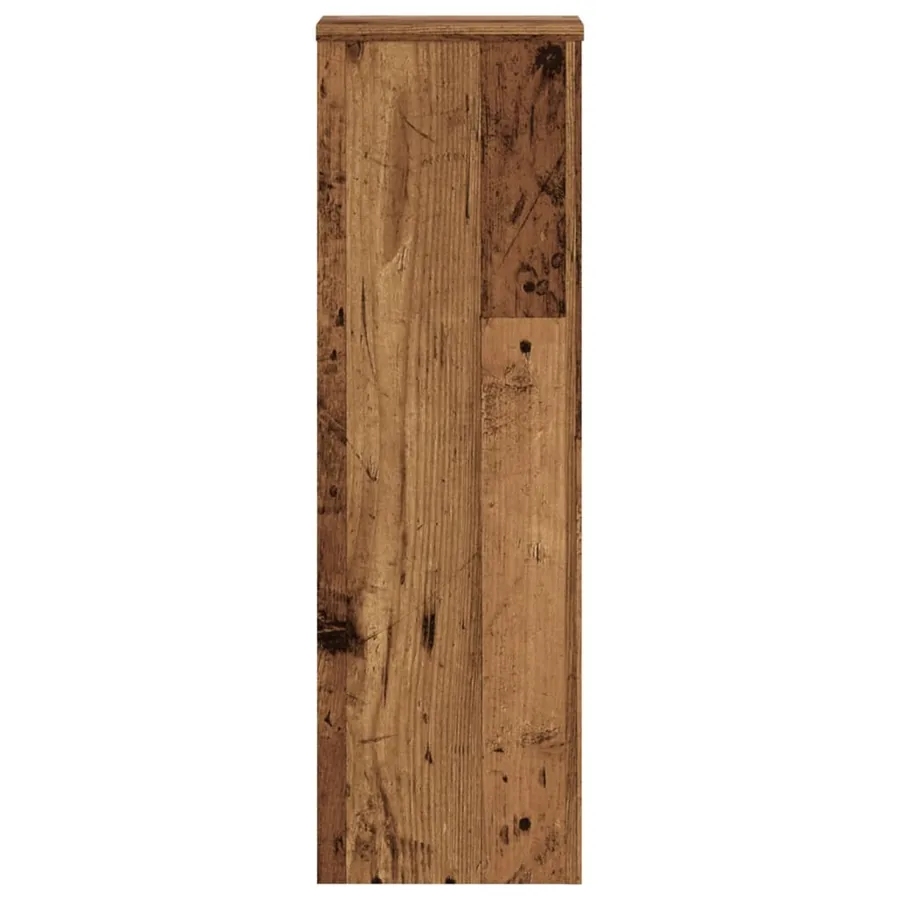 Supports pour plantes 2 pcs vieux bois bois d'ingénierie - 6