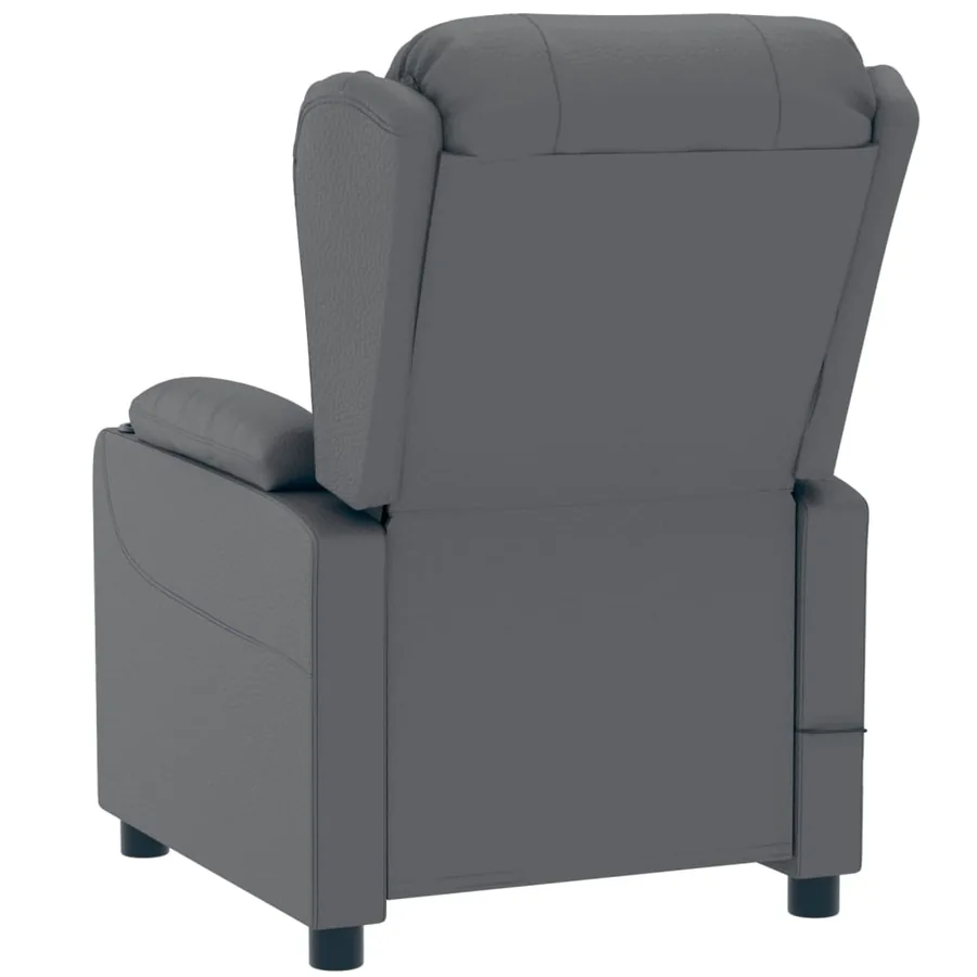 Fauteuil inclinable électrique Gris Similicuir - 6