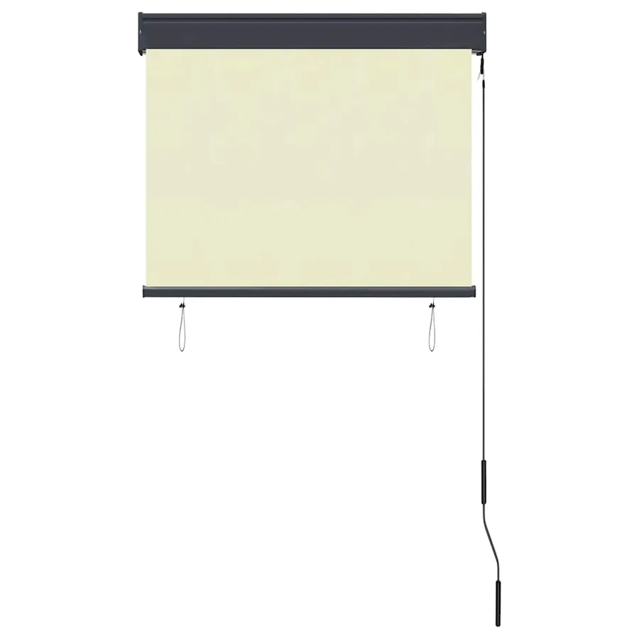 Store roulant d'extérieur 80 x 250 cm Crème - 4