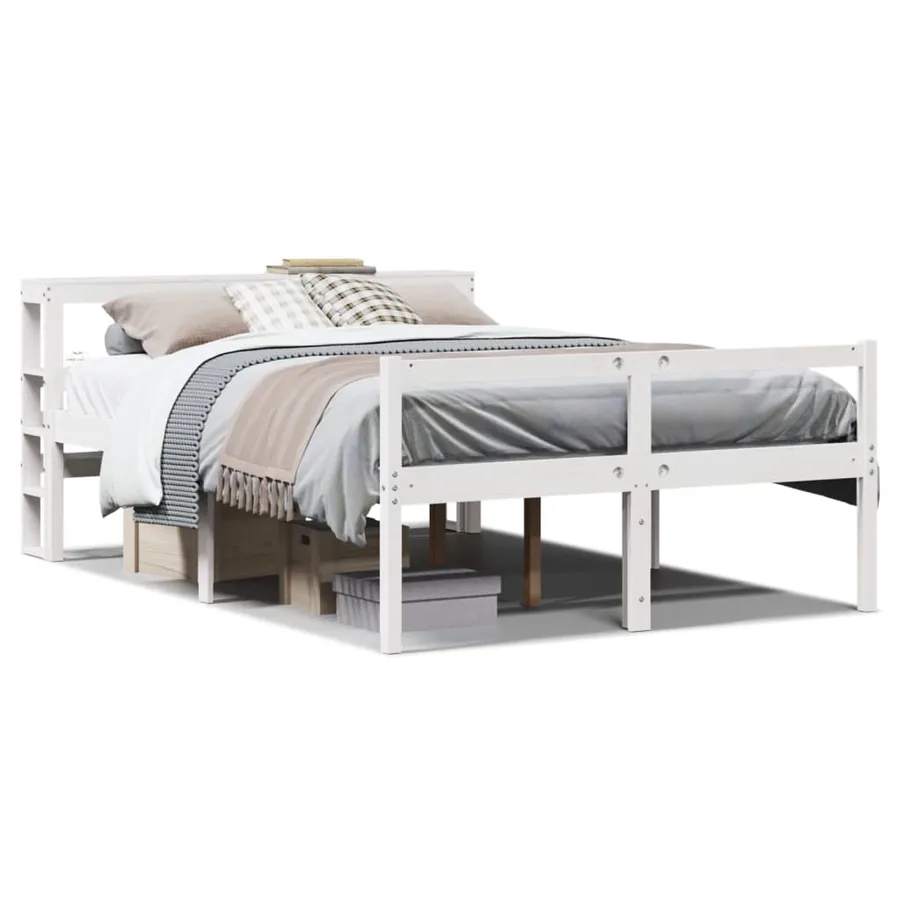Lit pour personne âgée avec tête de lit sans matelas 140x200 cm - 2