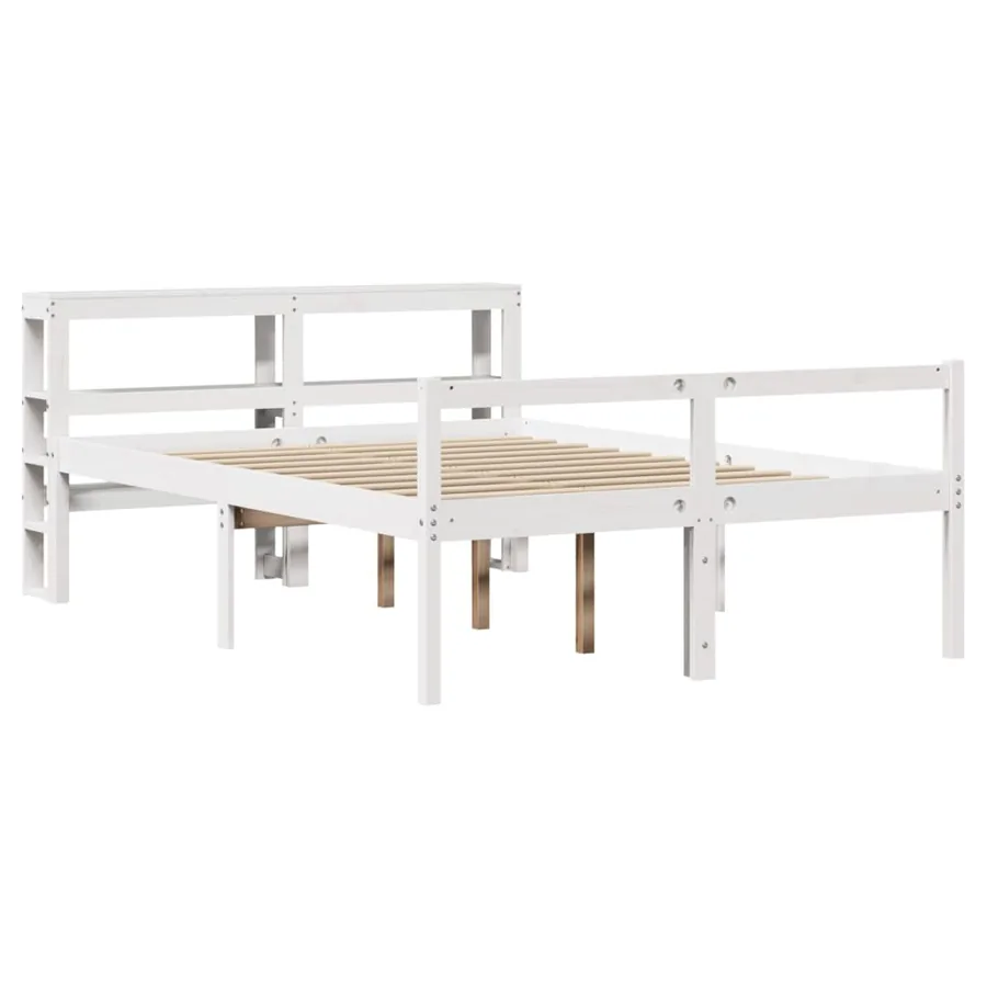 Lit pour personne âgée avec tête de lit sans matelas 140x200 cm - 3