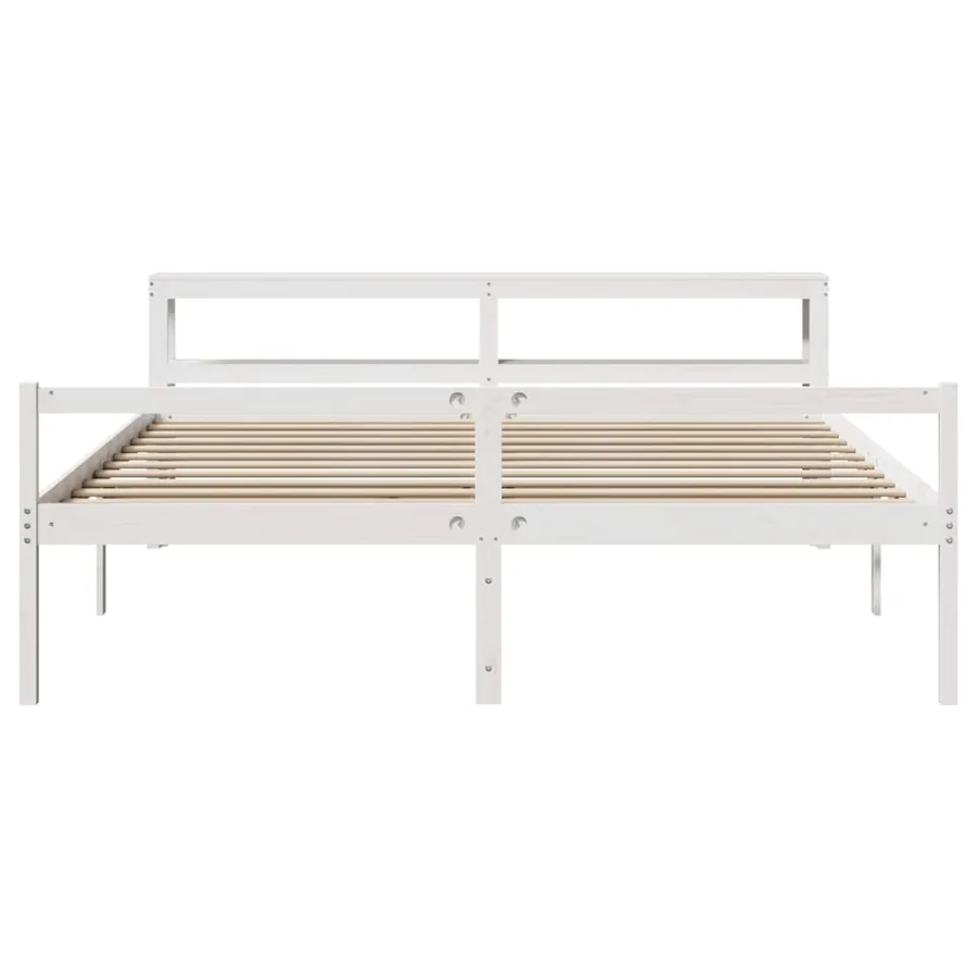 Lit pour personne âgée avec tête de lit sans matelas 180x200 cm - 4