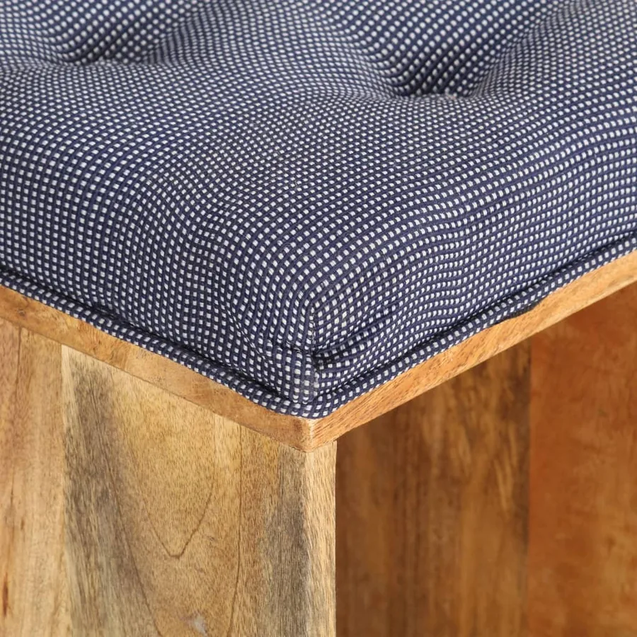 Banc d'entrée 100x35x47 cm Bois de manguier solide - 4