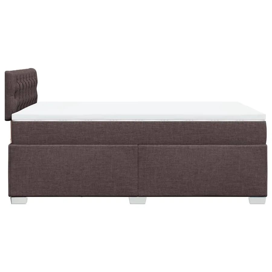 Sommier à lattes de lit avec matelas Marron foncé 120x200 cm - 11