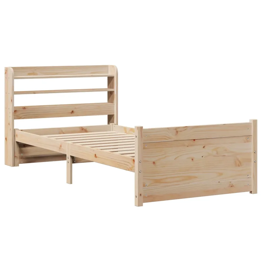 Cadre de lit avec tête de lit sans matelas 90x200 cm - 3