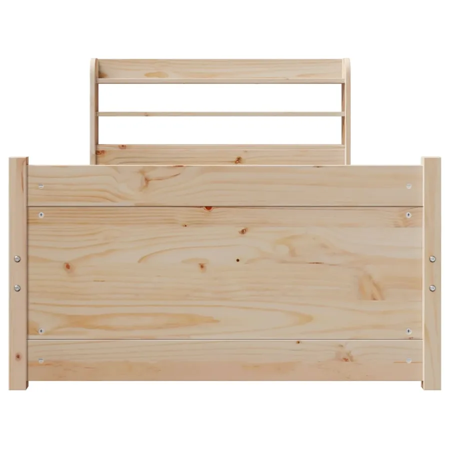 Cadre de lit avec tête de lit sans matelas 90x200 cm - 4