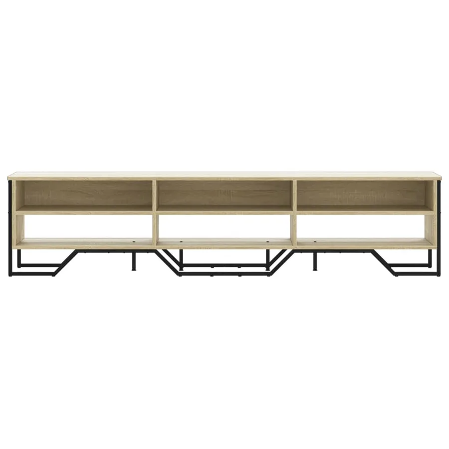 Meuble TV chêne sonoma 180x34x41 cm bois d'ingénierie - 4