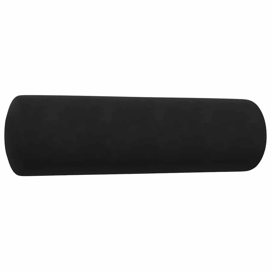 Ensemble de canapés 4pcs et coussins et traversins noir velours - 8