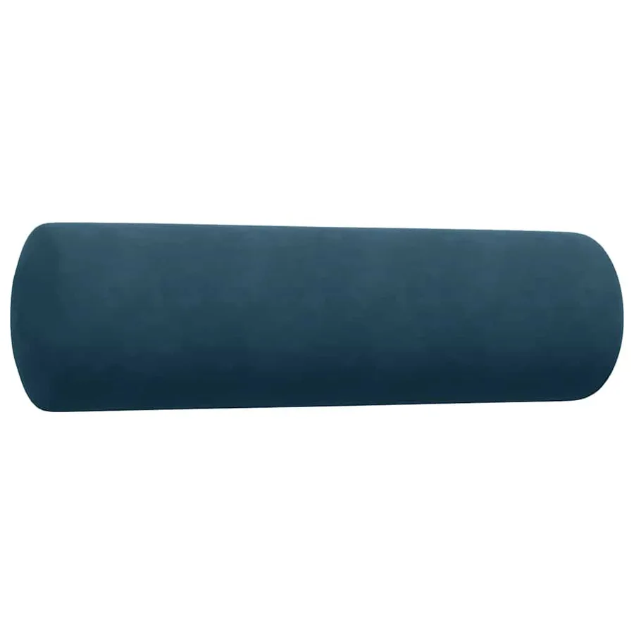Ensemble de canapés 4pcs et coussins et traversins bleu velours - 8
