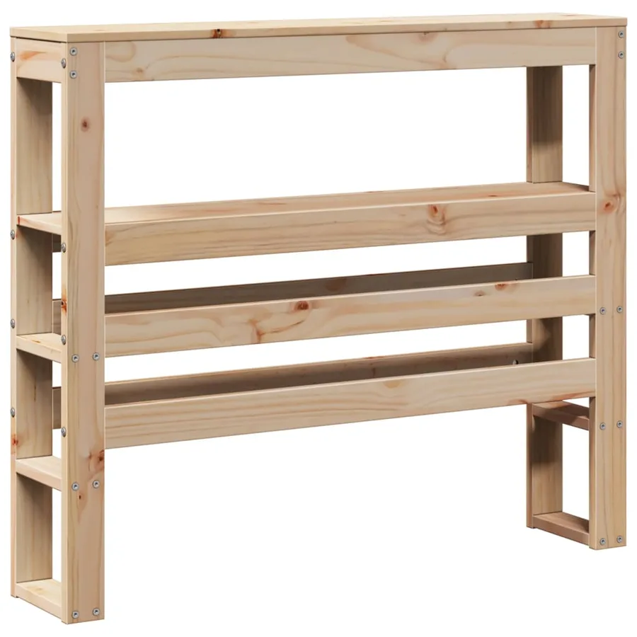 Cadre de lit sans matelas 90x200 cm bois de pin massif - 6
