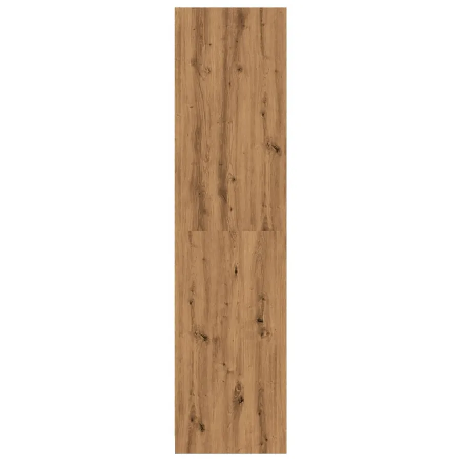 Garde-robe chêne artisanal 30x50x200 cm bois d'ingénierie - 5