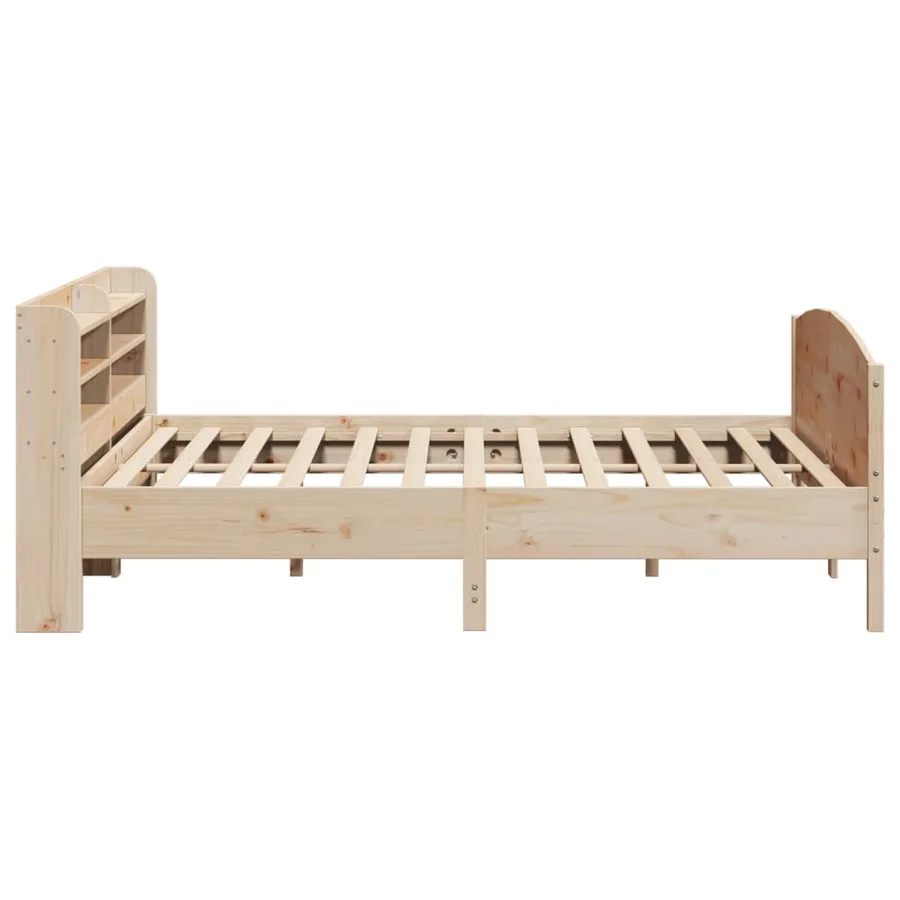 Cadre de lit sans matelas 180x200 cm bois massif de pin - 5