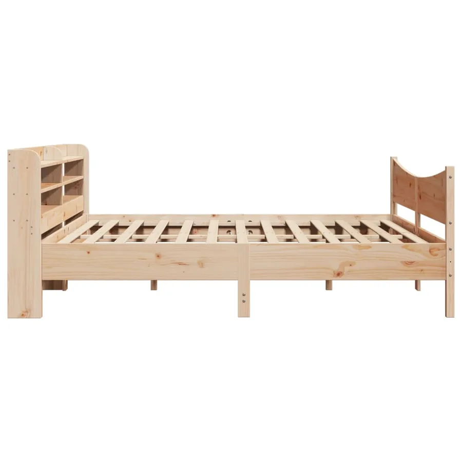 Cadre de lit avec tête de lit 180x200 cm bois de pin massif - 7